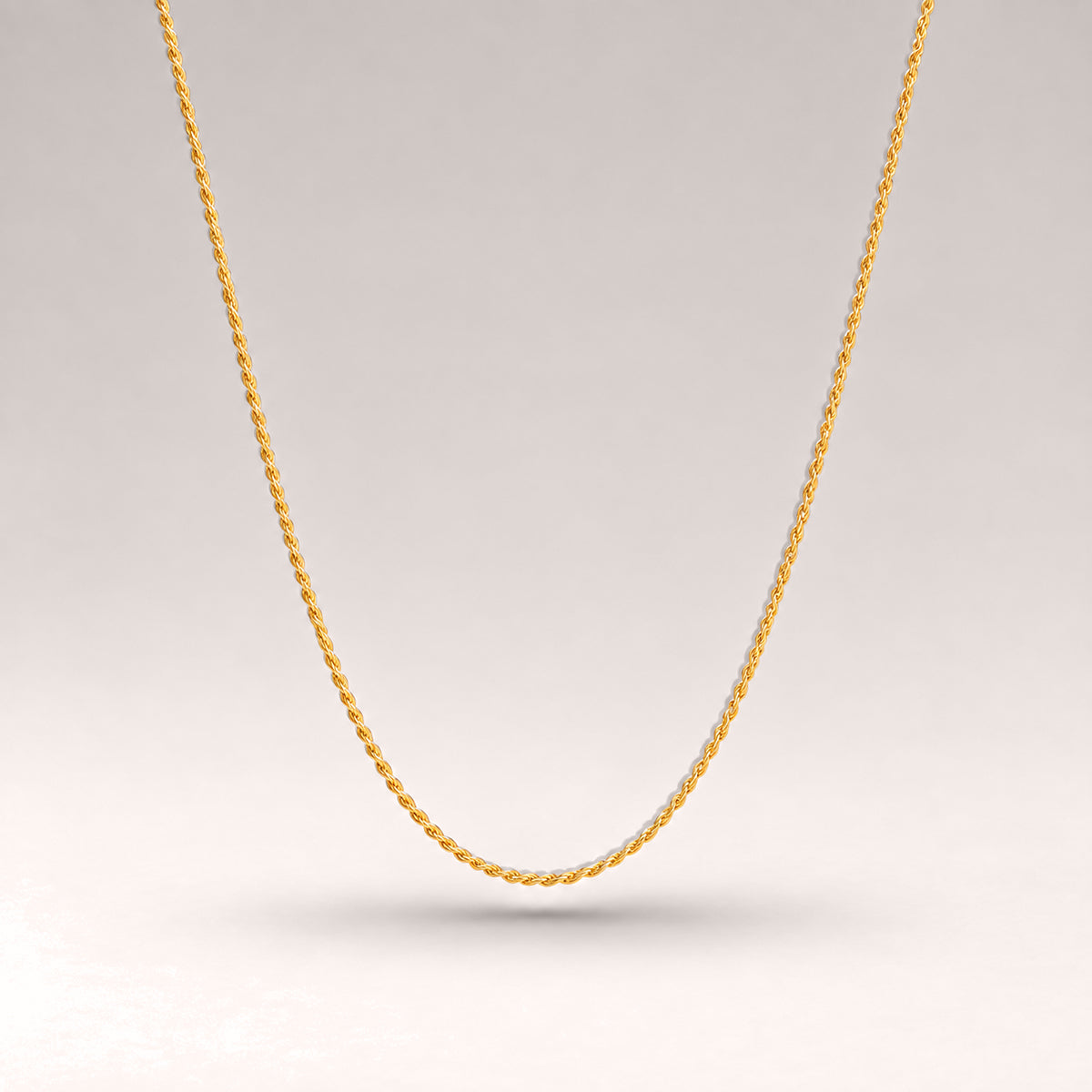 Rope Medium Necklace in Gold