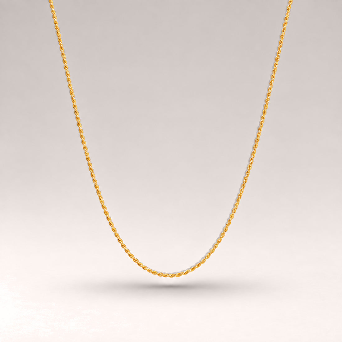 Rope Medium Necklace in Gold