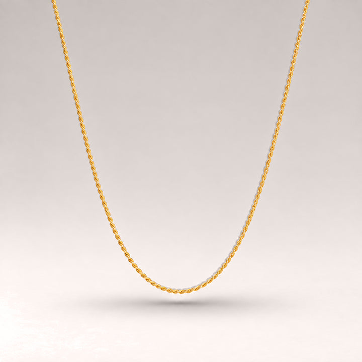 Rope Medium Necklace in Gold