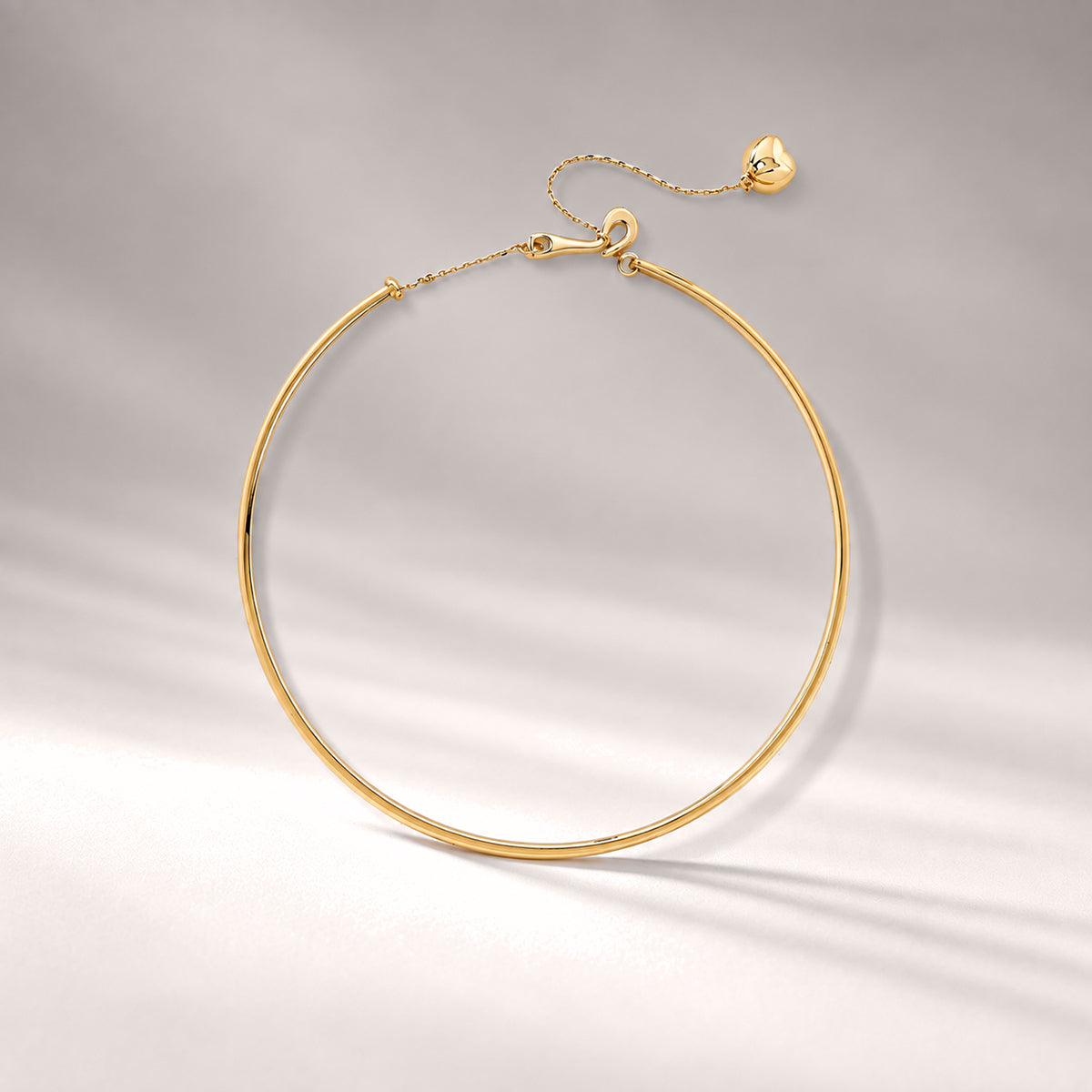 Minos Choker Bar Collar Necklace in Gold