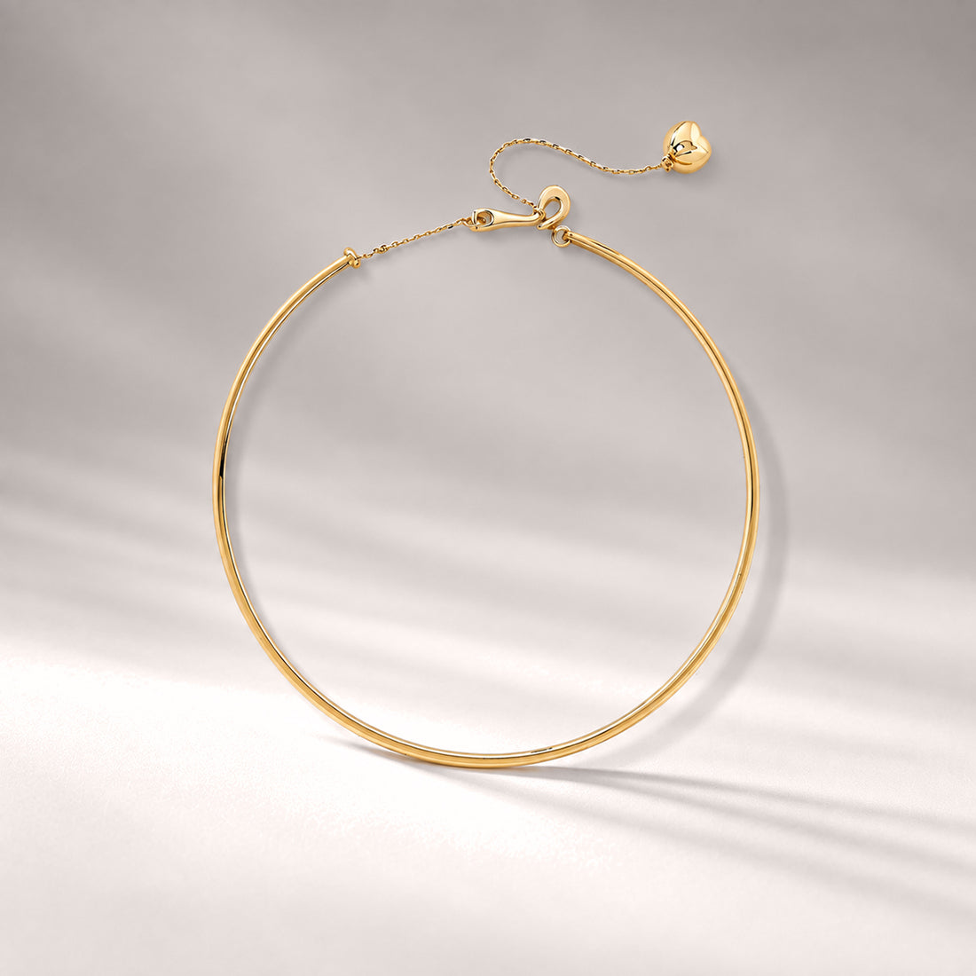 Minos Choker Bar Collar Necklace in Gold