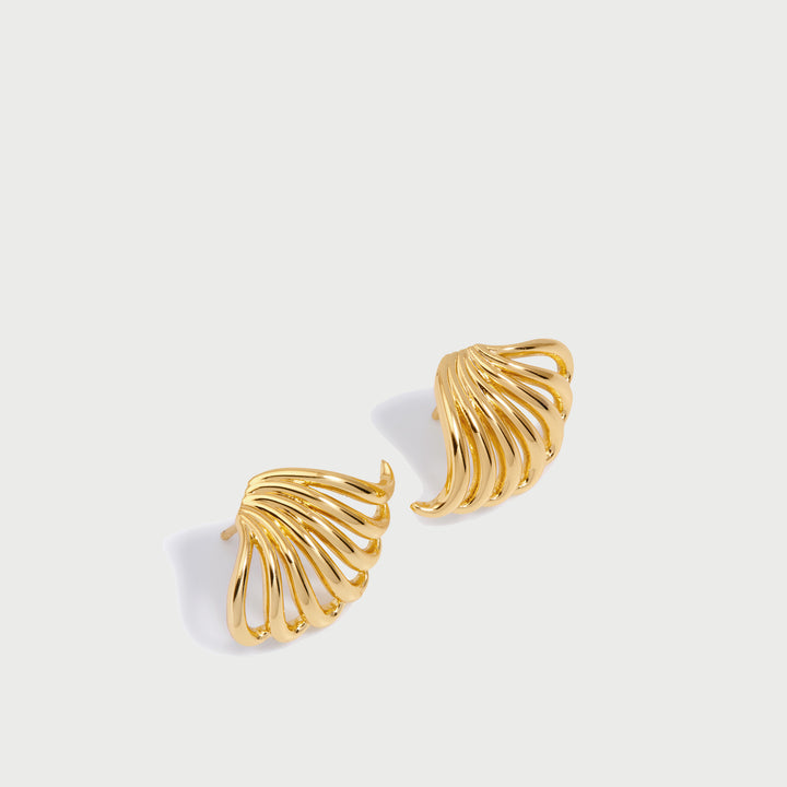 Maxi Claw Stud Earring in Gold