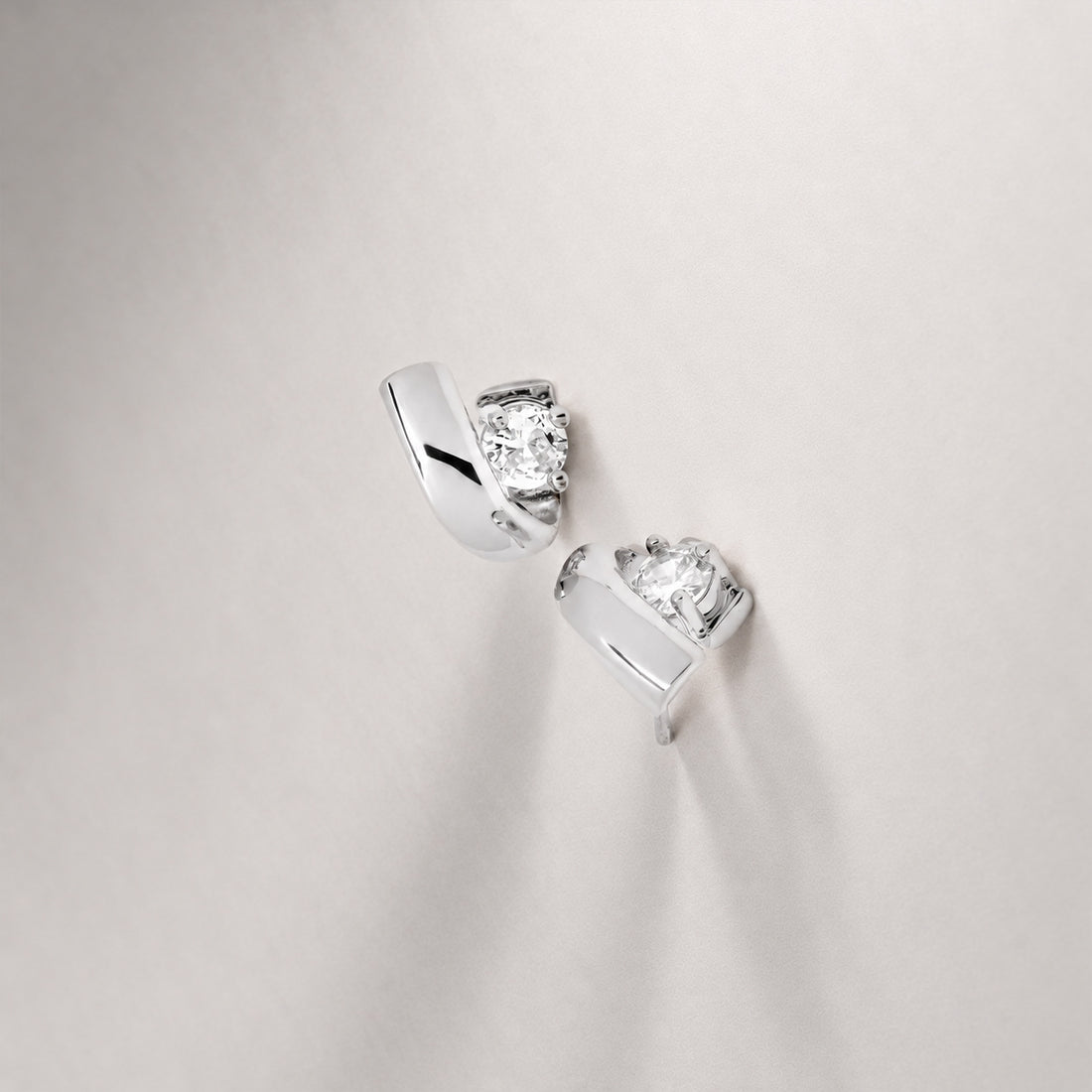 Afar Stud Earrings in Silver