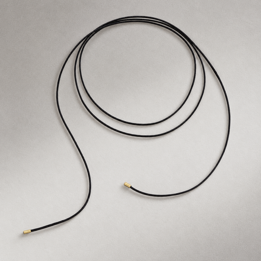 Cord String Necklace in Gold