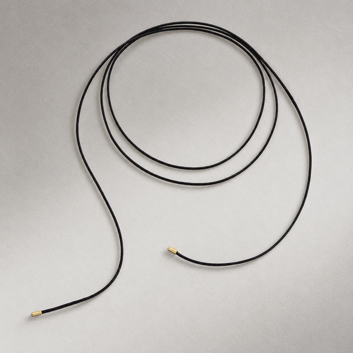 Cord String Necklace in Gold