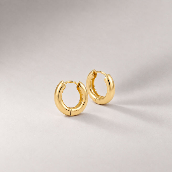 Palo Small Hoop Earrings in Gold