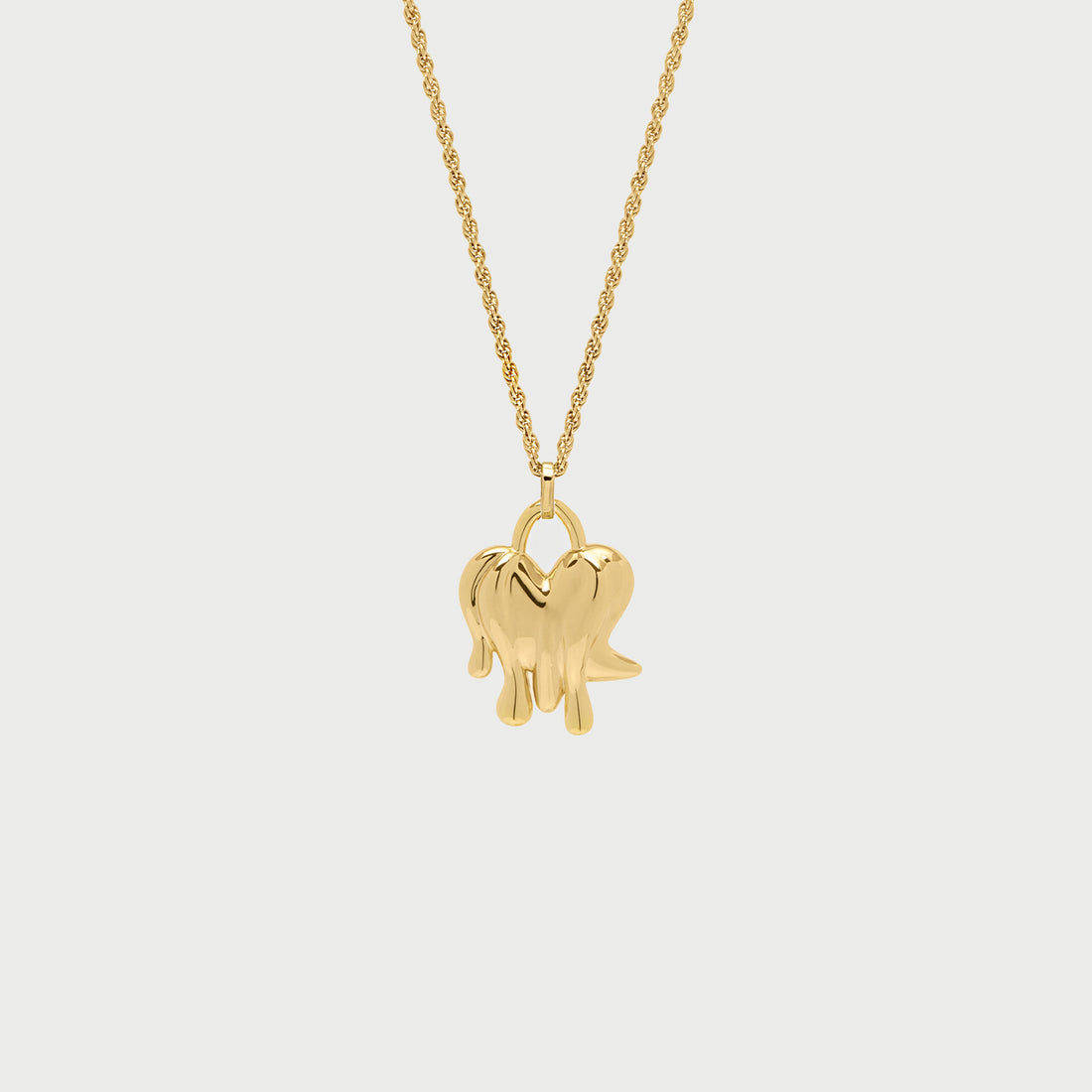 Loff Short Pendant Necklace in Gold