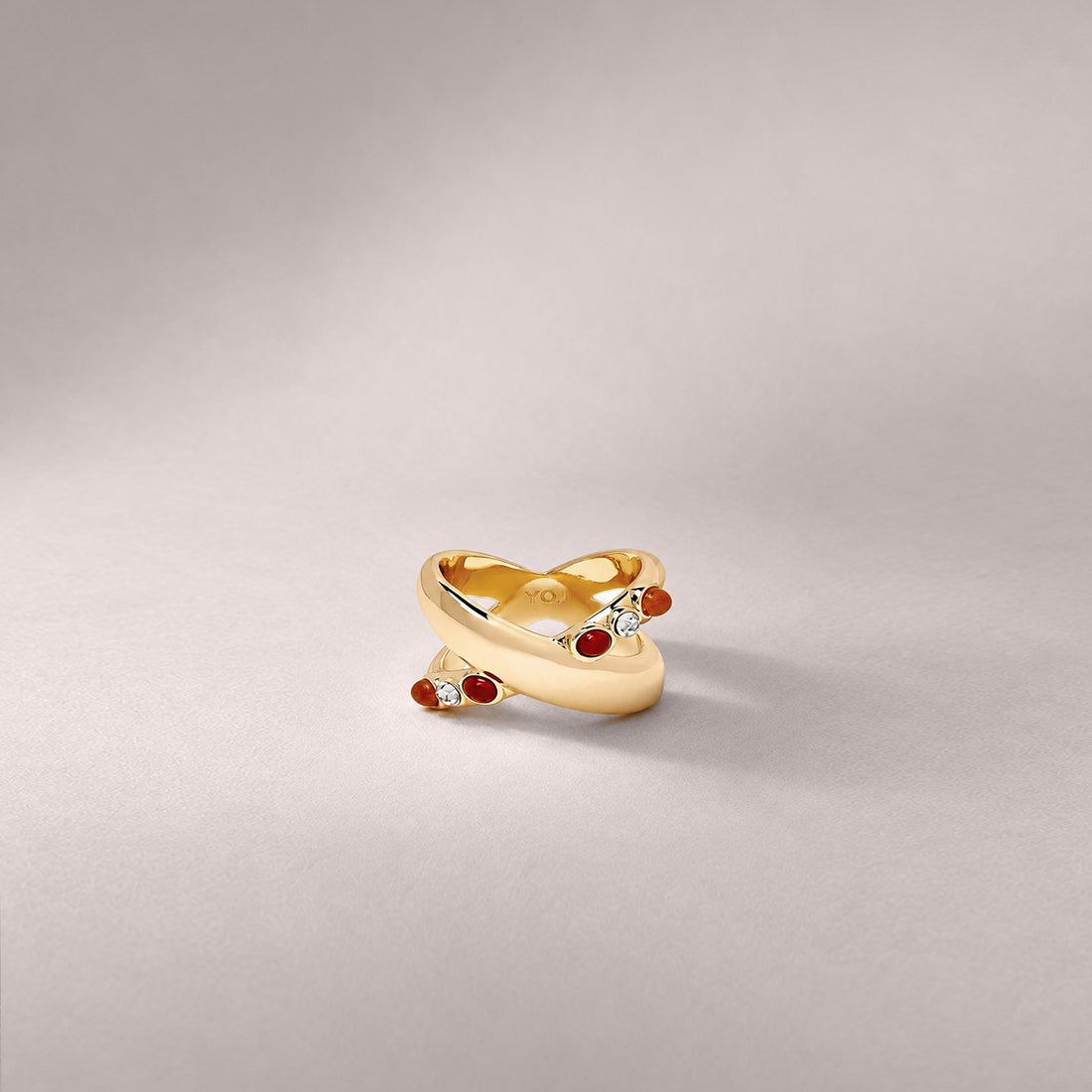 Arelo Stone Constellation Ring in Gold