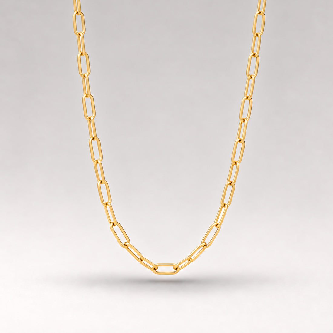 Mini Link Chain Short Necklace in Gold