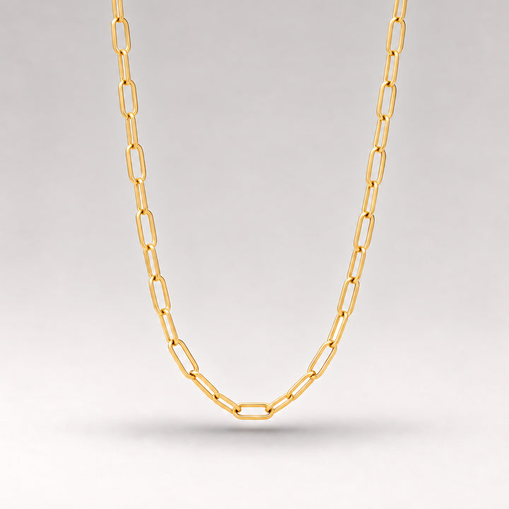 Mini Link Chain Short Necklace in Gold