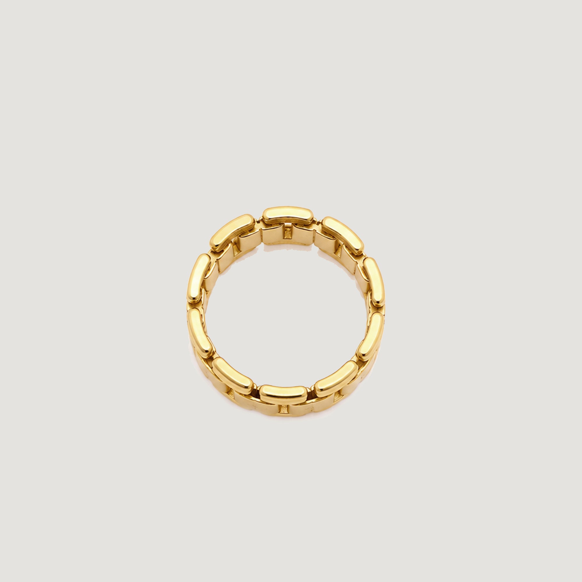 Crawford Watch Band Ring in Gold