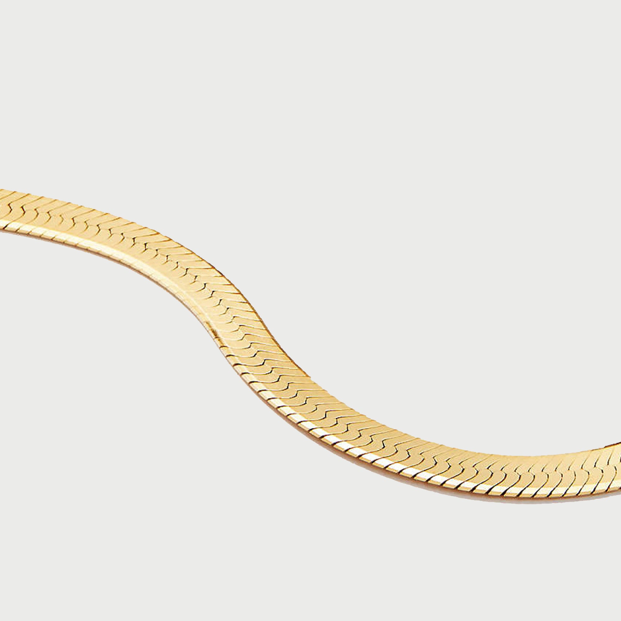 Montana Grande Snake Chain Necklace in Gold