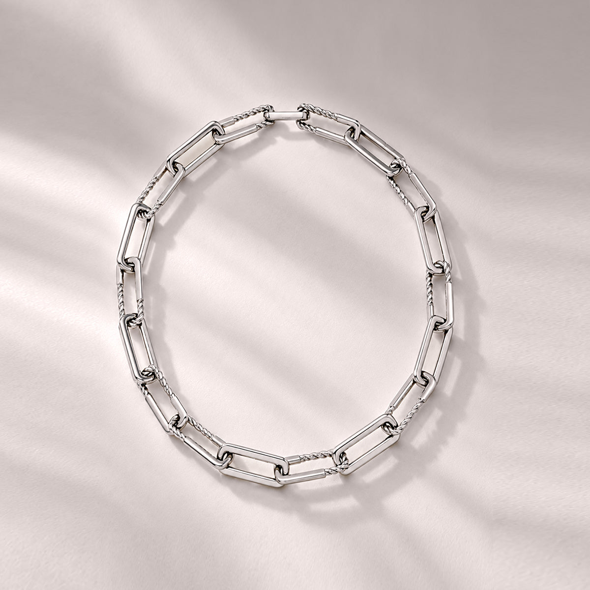 Oto Maxi Rope Chain Necklace in Silver