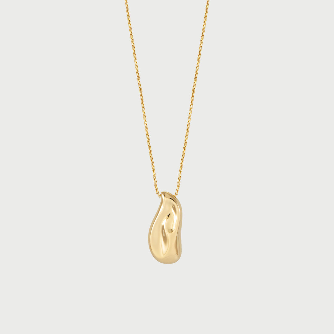 Perto Maxi Pendant Necklace in Gold