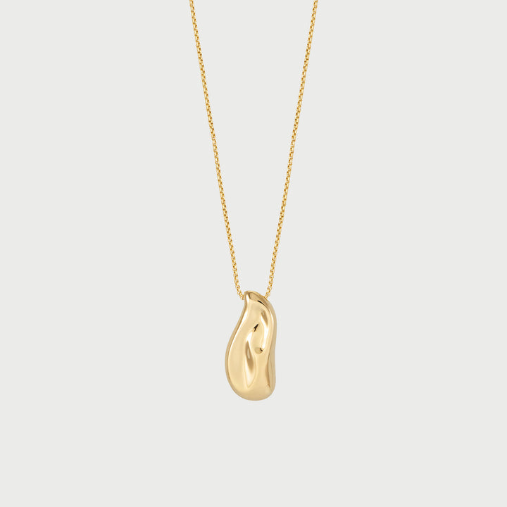 Perto Maxi Pendant Necklace in Gold