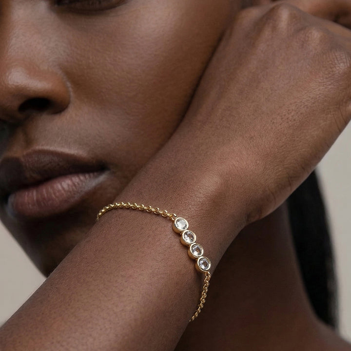 Stan Celestial Crystal Bracelet in Gold