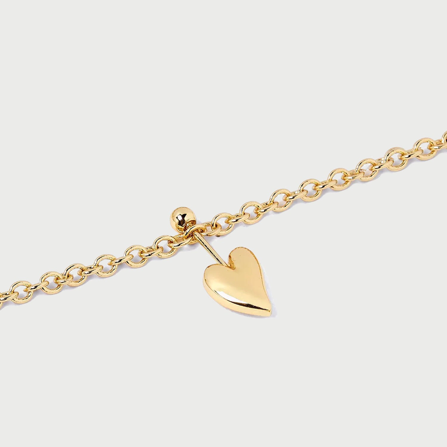 Loff Mini Heart Pin Choker in Gold