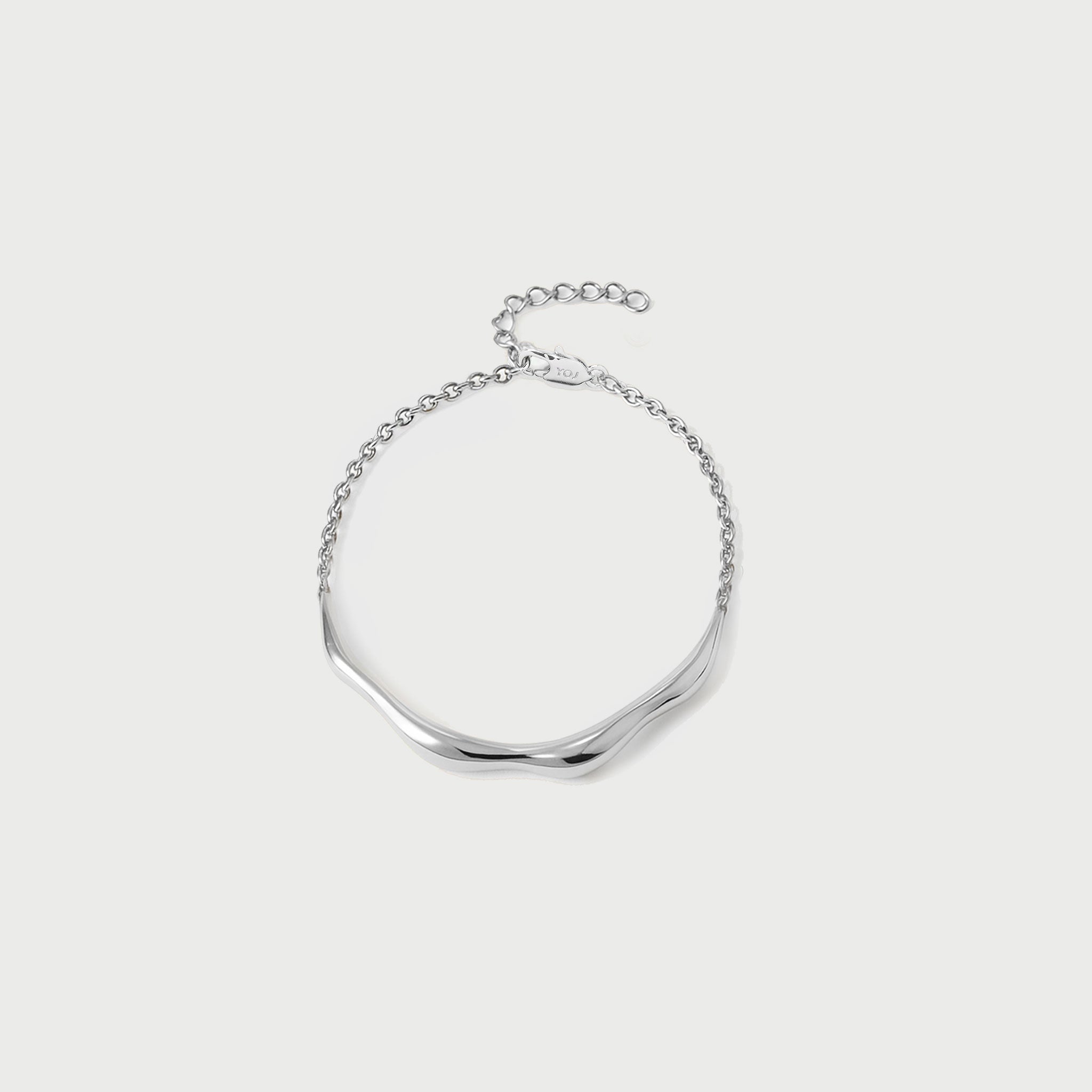Charlotte x YOJ Siren Wave Bracelet in Silver