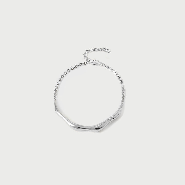 Charlotte x YOJ Siren Wave Bracelet in Silver