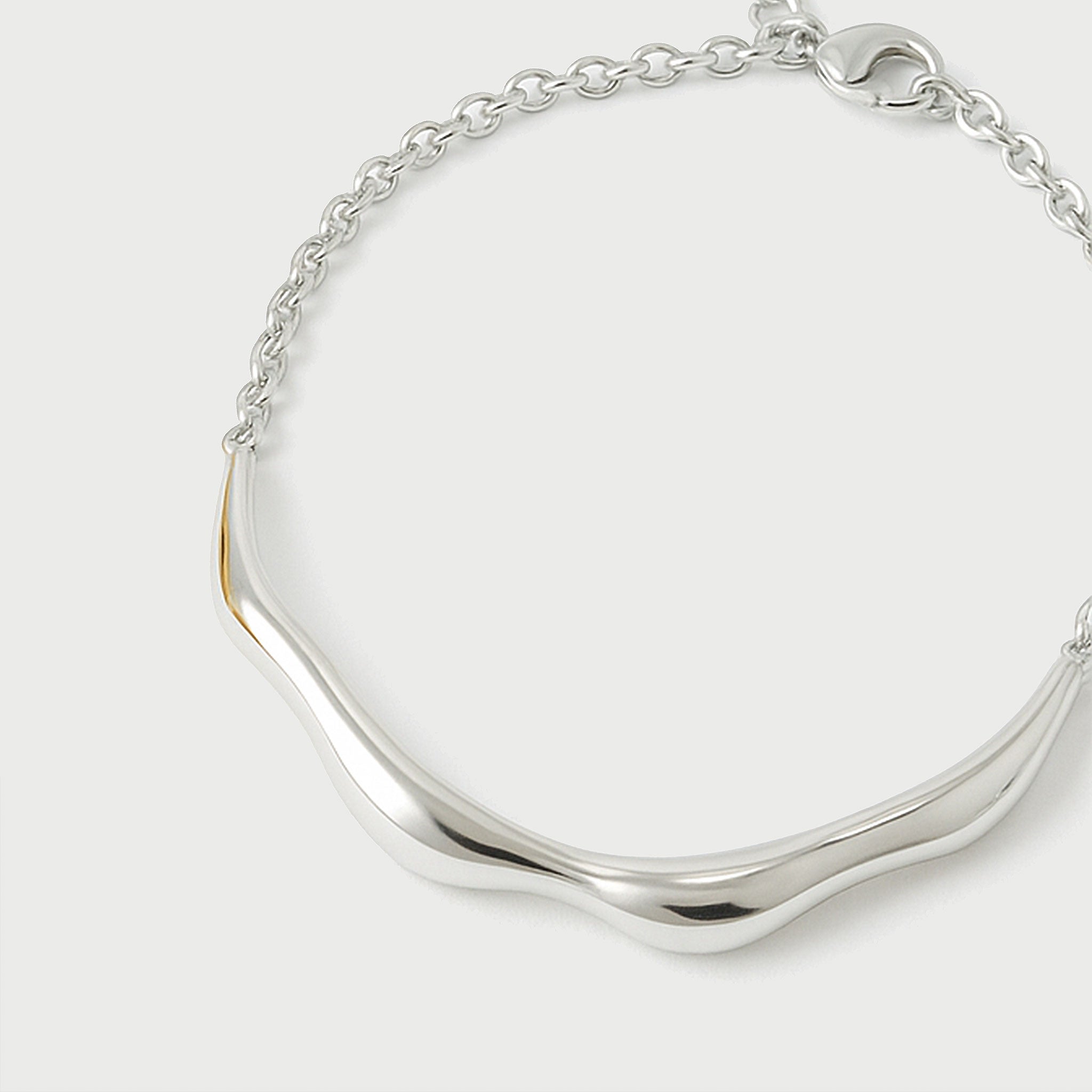 Charlotte x YOJ Siren Wave Bracelet in Silver