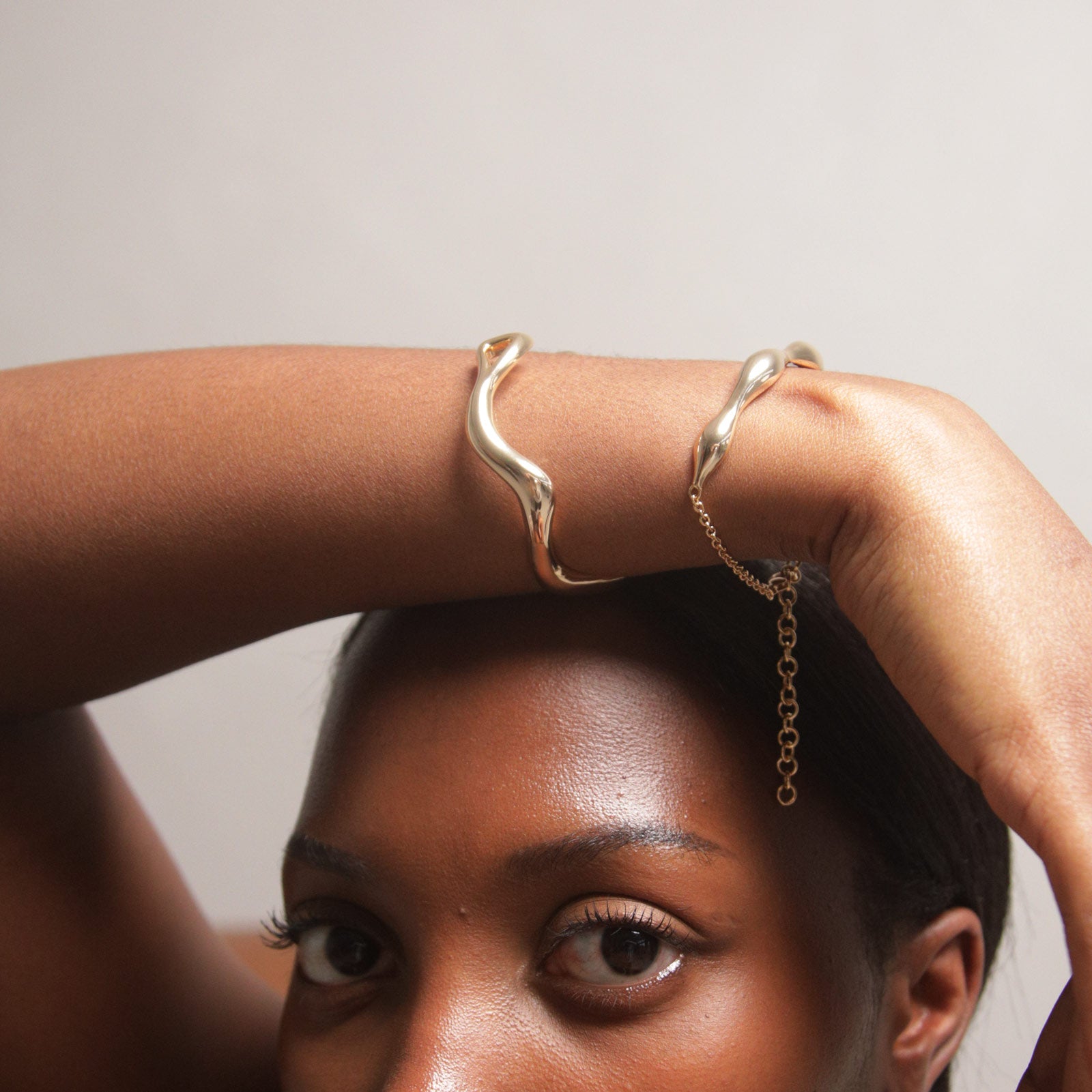 Charlotte x YOJ Siren Wave Bracelet in Gold