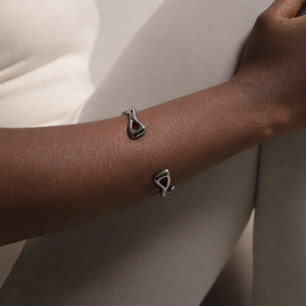 Charlotte x YOJ Magma Cuff in Silver