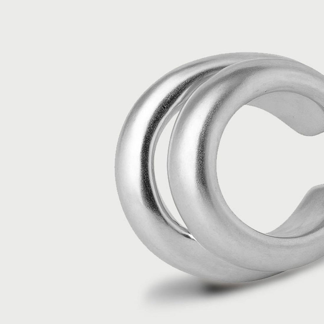 Charlotte x YOJ Ripple Cuff in Silver