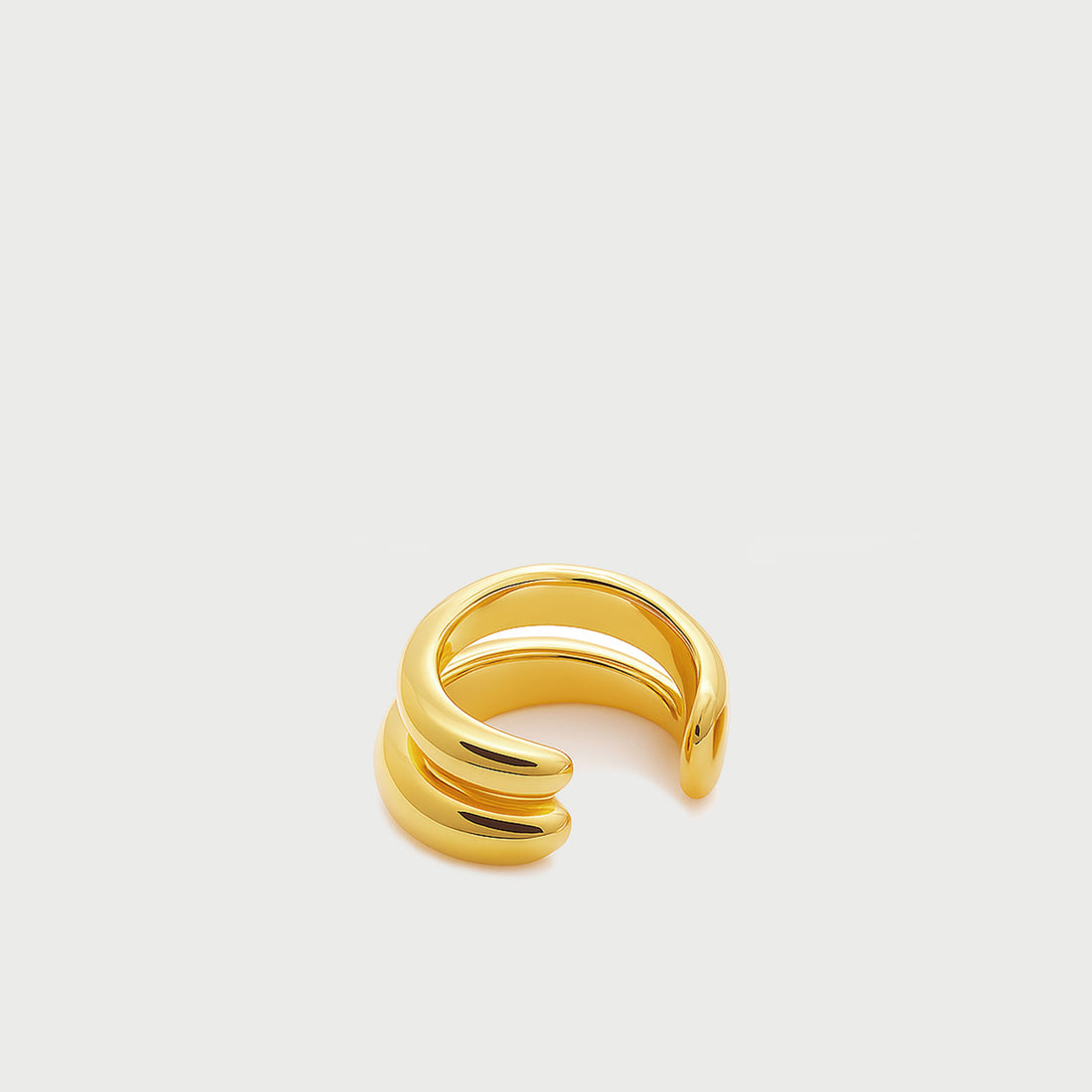 Charlotte x YOJ Ripple Cuff in Gold