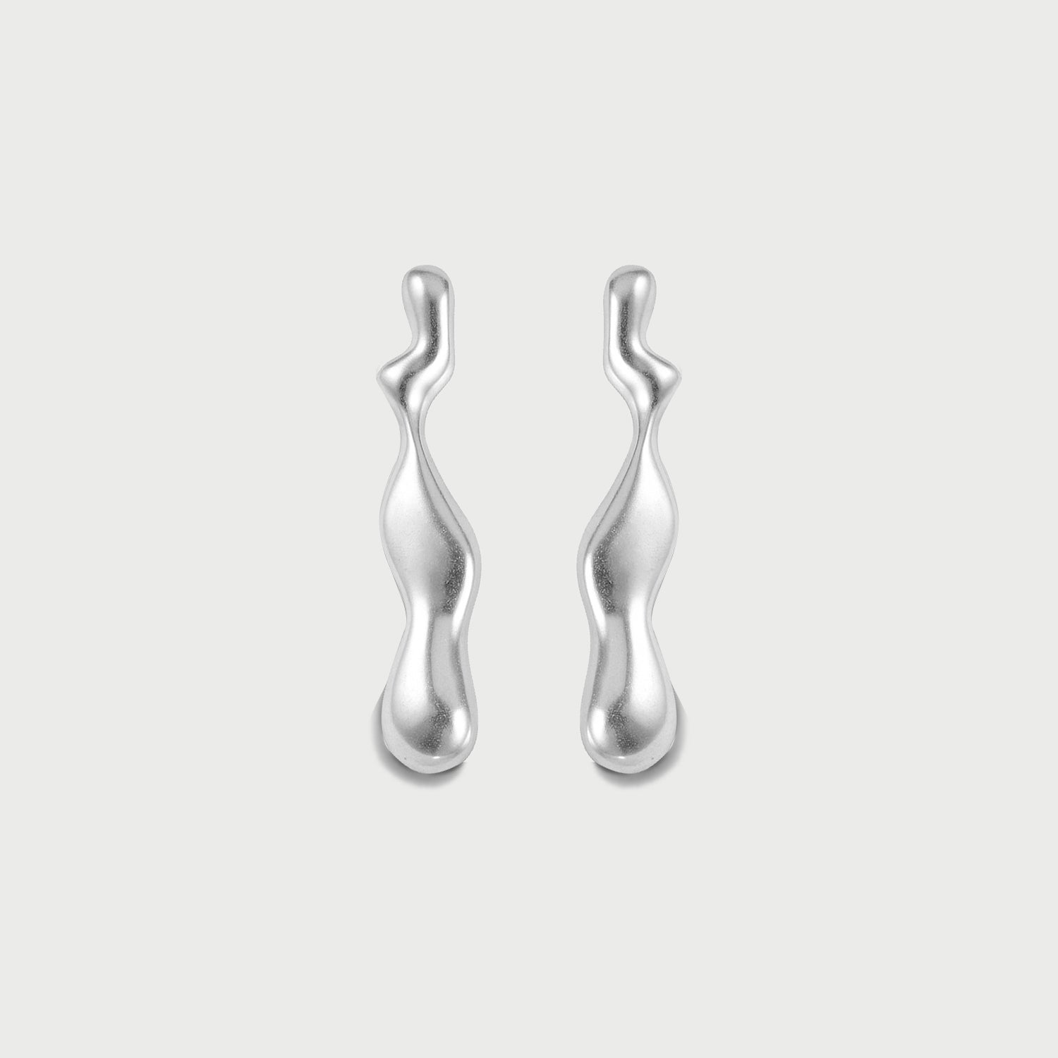 Charlotte x YOJ Magma Drop Earrings in Silver