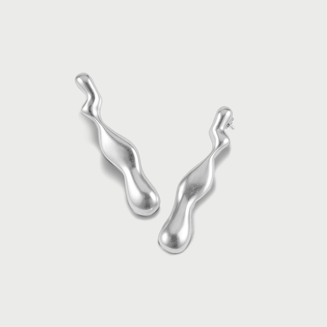 Charlotte x YOJ Magma Drop Earrings in Silver