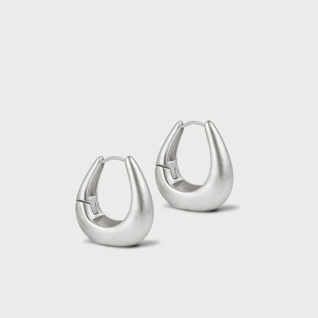 Charlotte x YOJ Molten Maxi Earrings in Silver