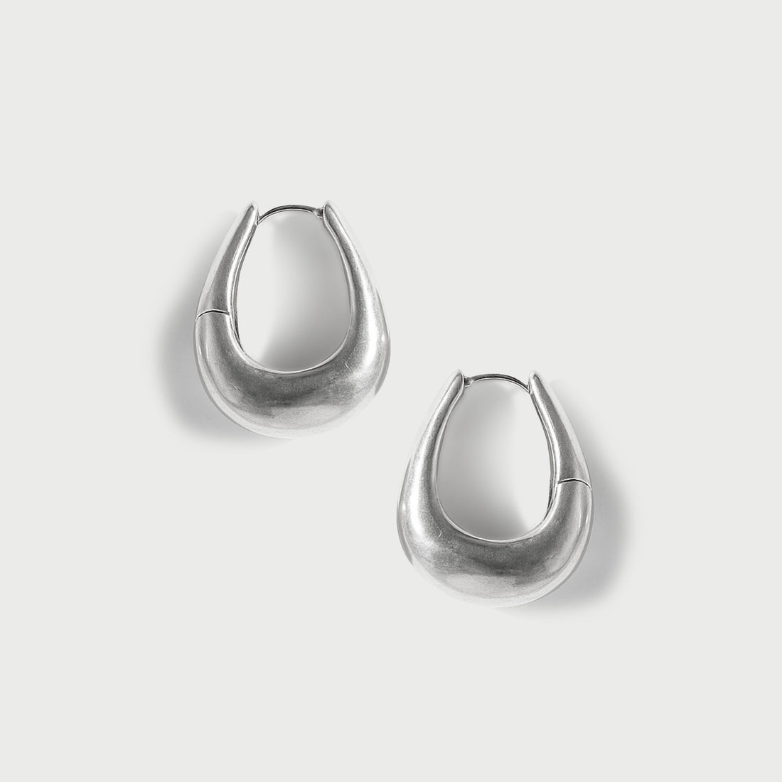 Charlotte x YOJ Molten Maxi Earrings in Silver