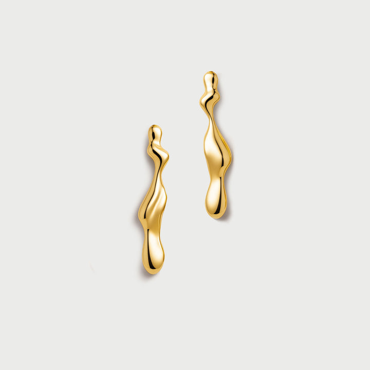 Charlotte x YOJ Magma Drop Earrings in Gold