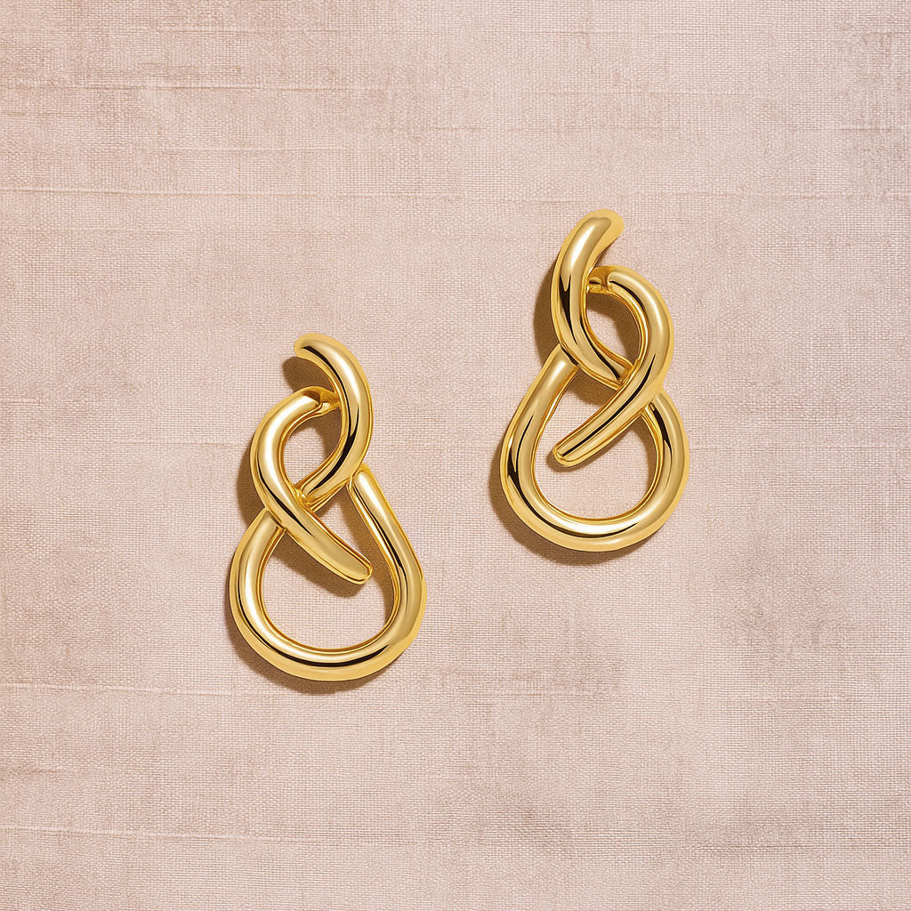 Charlotte x YOJ Aura Loop Earrings in Gold