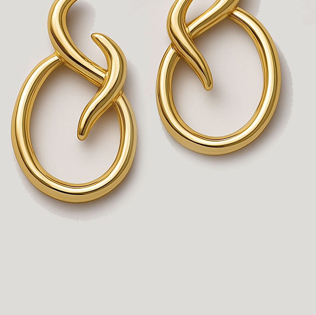 Charlotte x YOJ Aura Loop Earrings in Gold