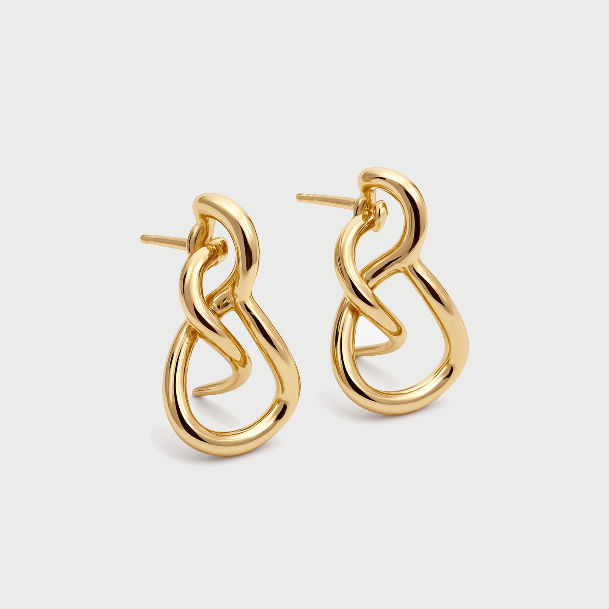Charlotte x YOJ Aura Loop Earrings in Gold
