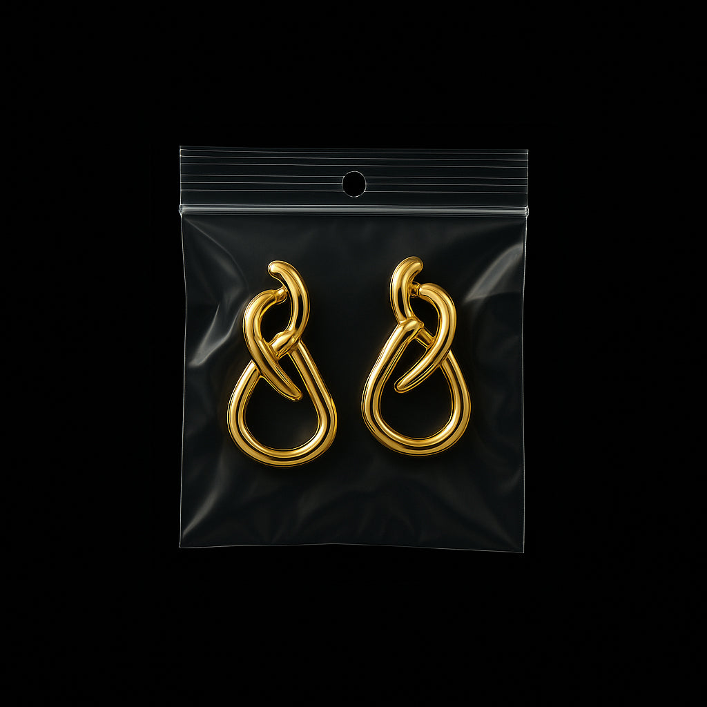 Charlotte x YOJ Aura Loop Earrings in Gold