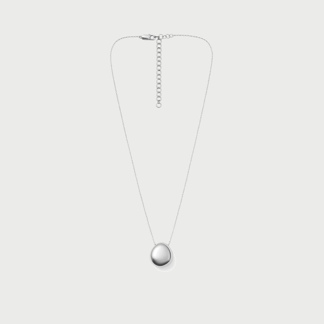 Charlotte x YOJ Luna Dome Necklace in Silver