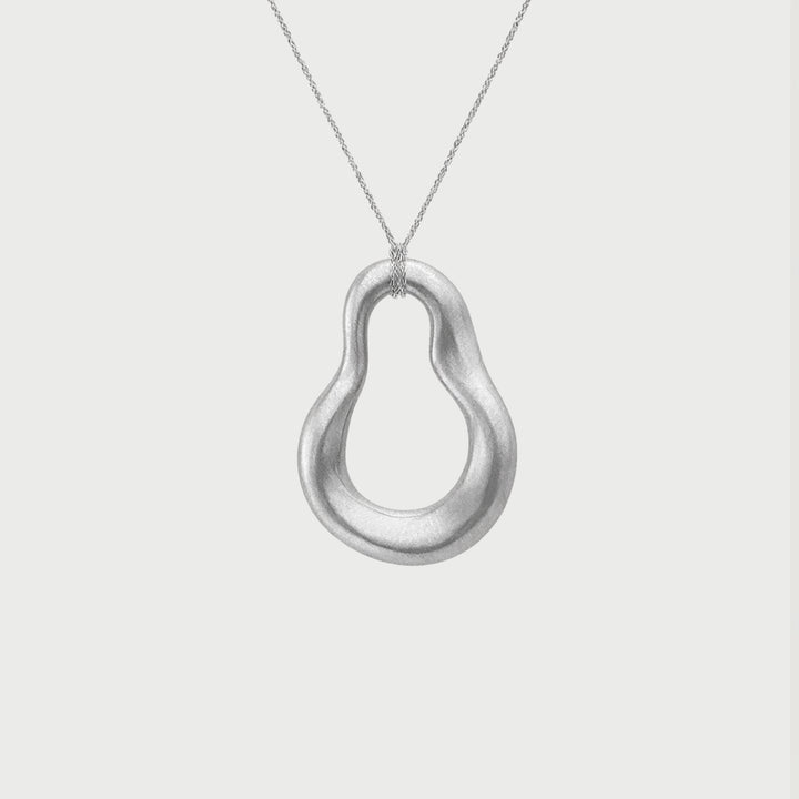 Charlotte x YOJ Nova Wave Necklace in Silver