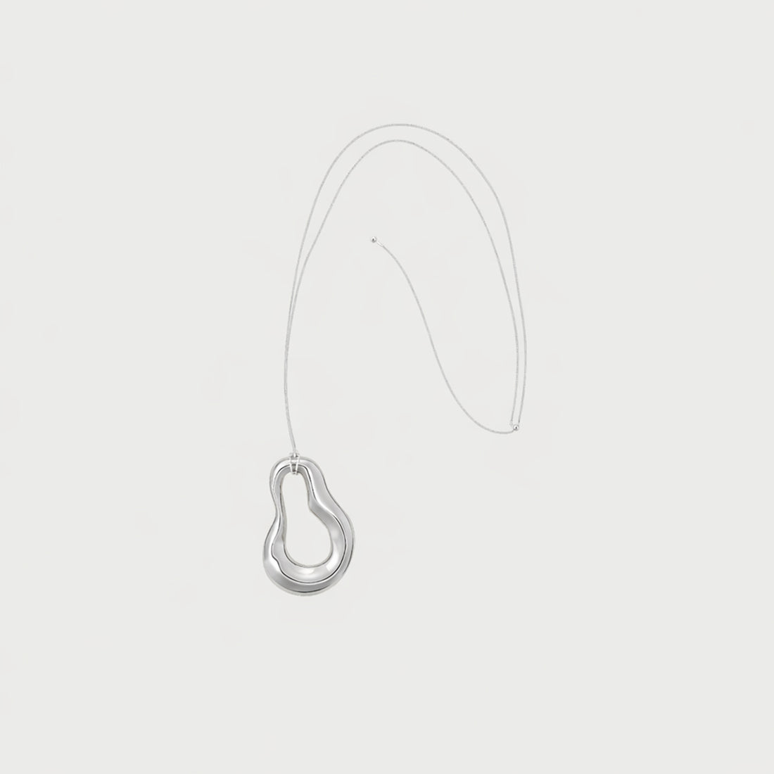 Charlotte x YOJ Nova Wave Necklace in Silver
