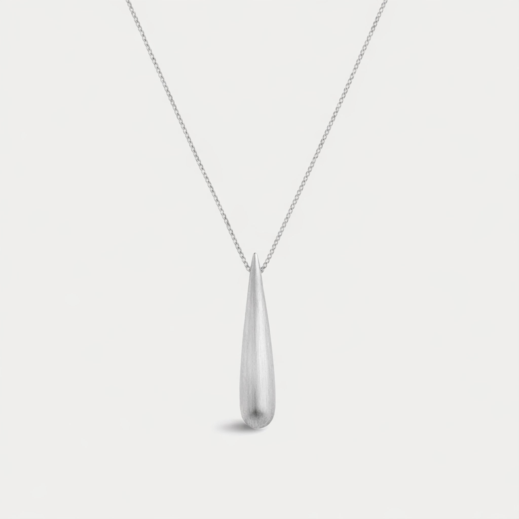 Charlotte x YOJ Eos Teardrop Necklace in Silver