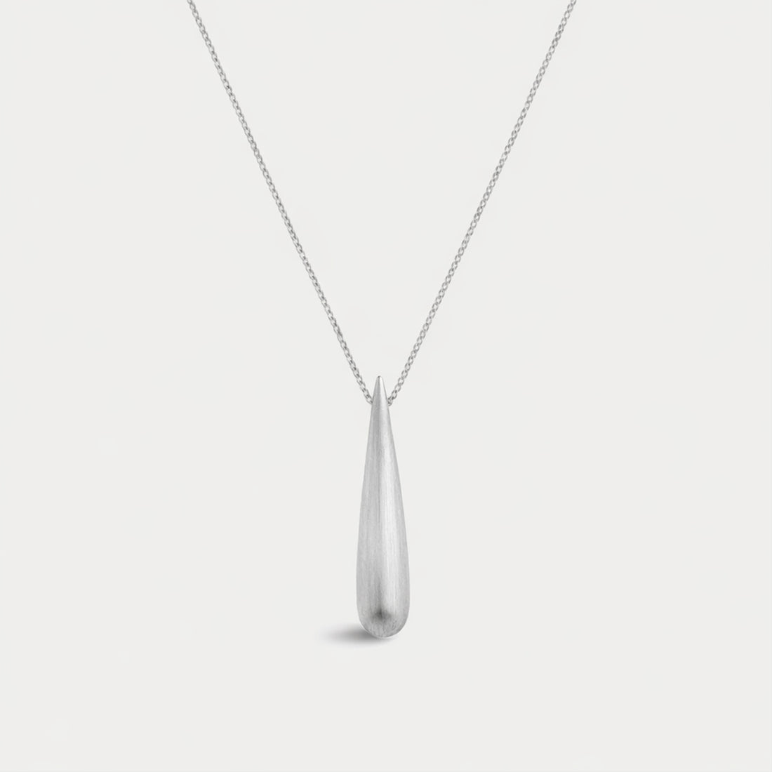 Charlotte x YOJ Eos Teardrop Necklace in Silver
