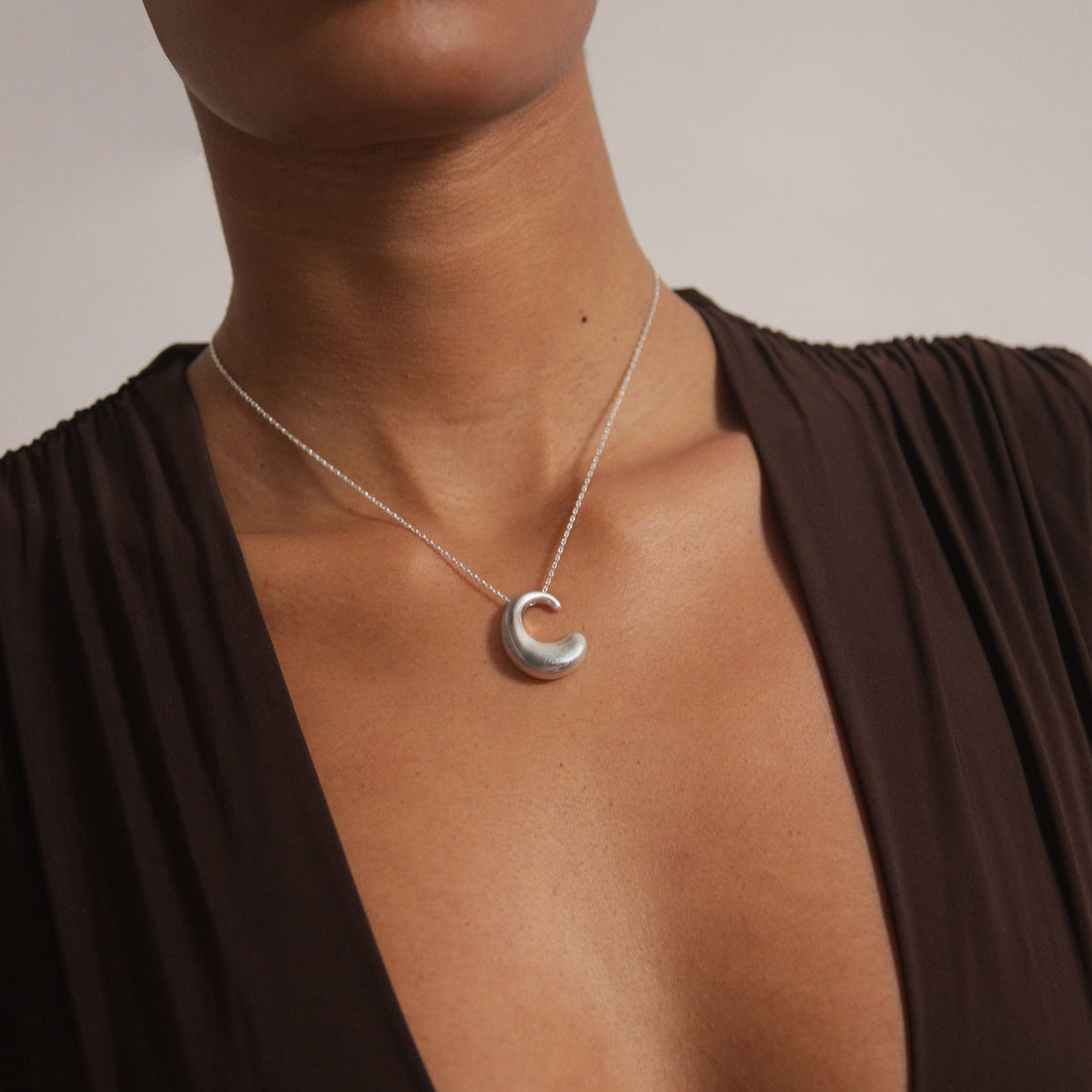 Charlotte x YOJ Astra Liquid Necklace in Silver