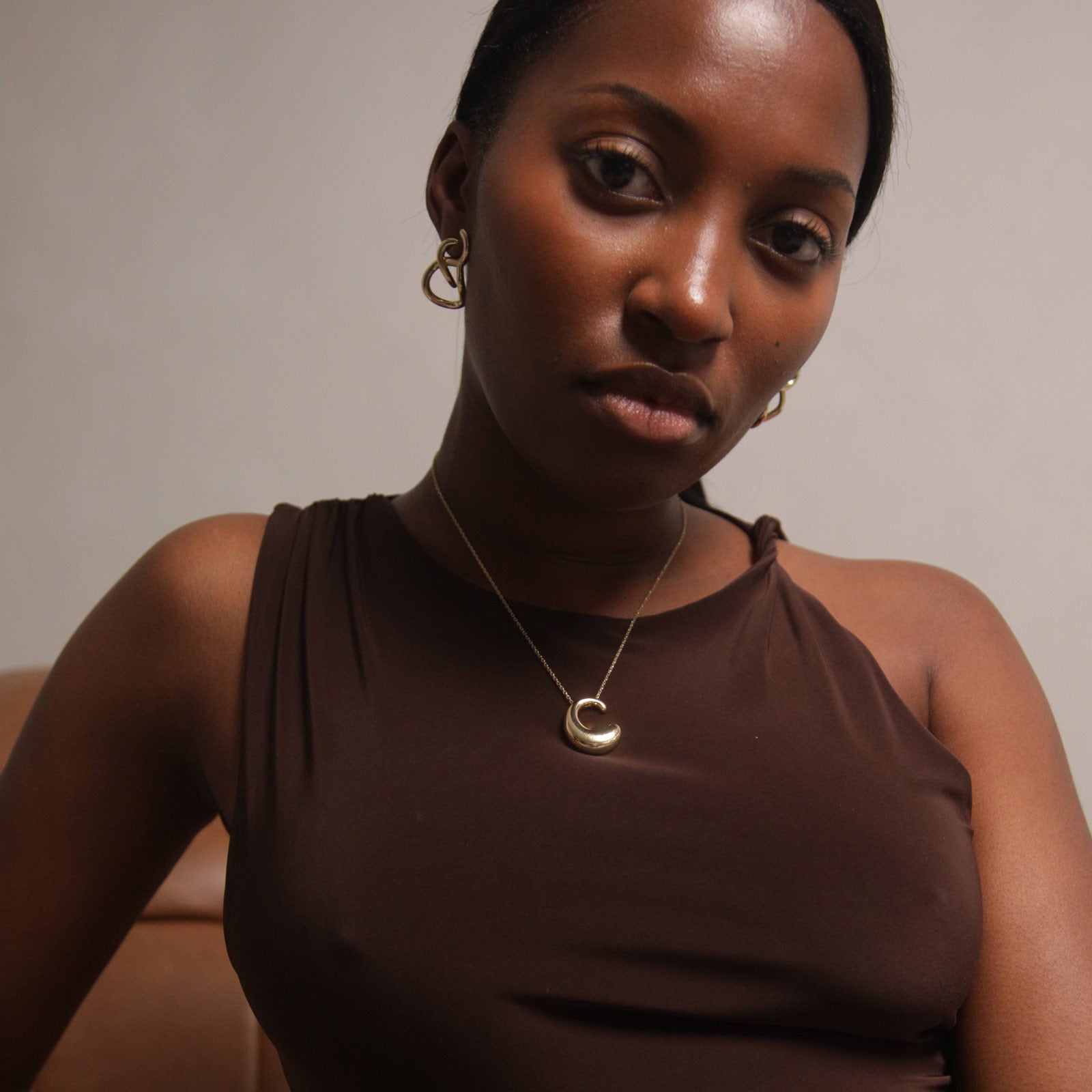 Charlotte x YOJ Astra Liquid Necklace in Gold