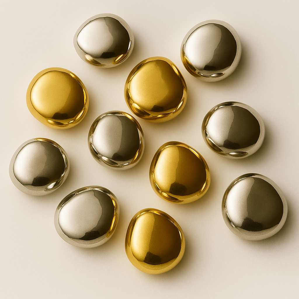 Charlotte x YOJ Luna Dome Necklace in Silver