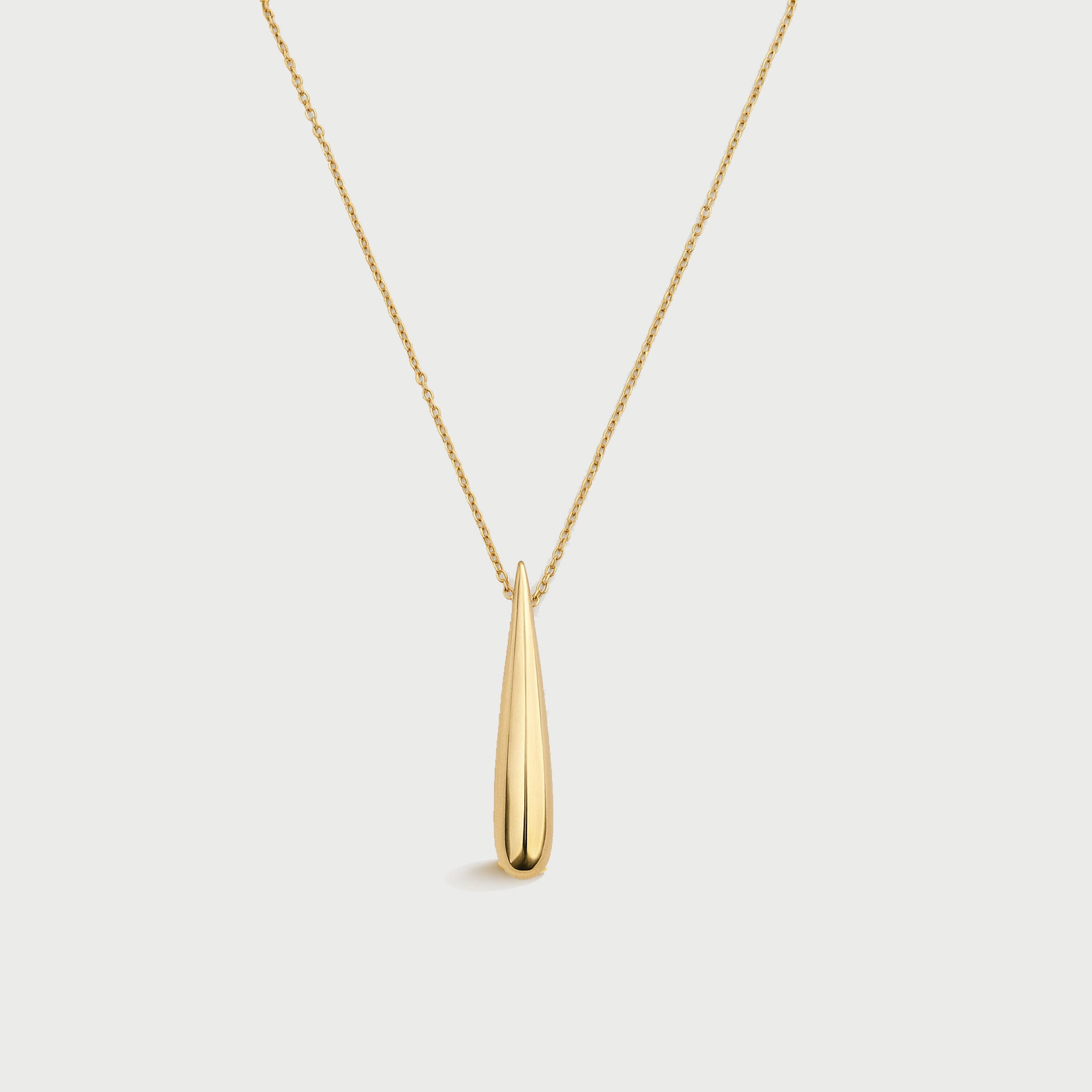 Charlotte x YOJ Eos Teardrop Necklace in Gold