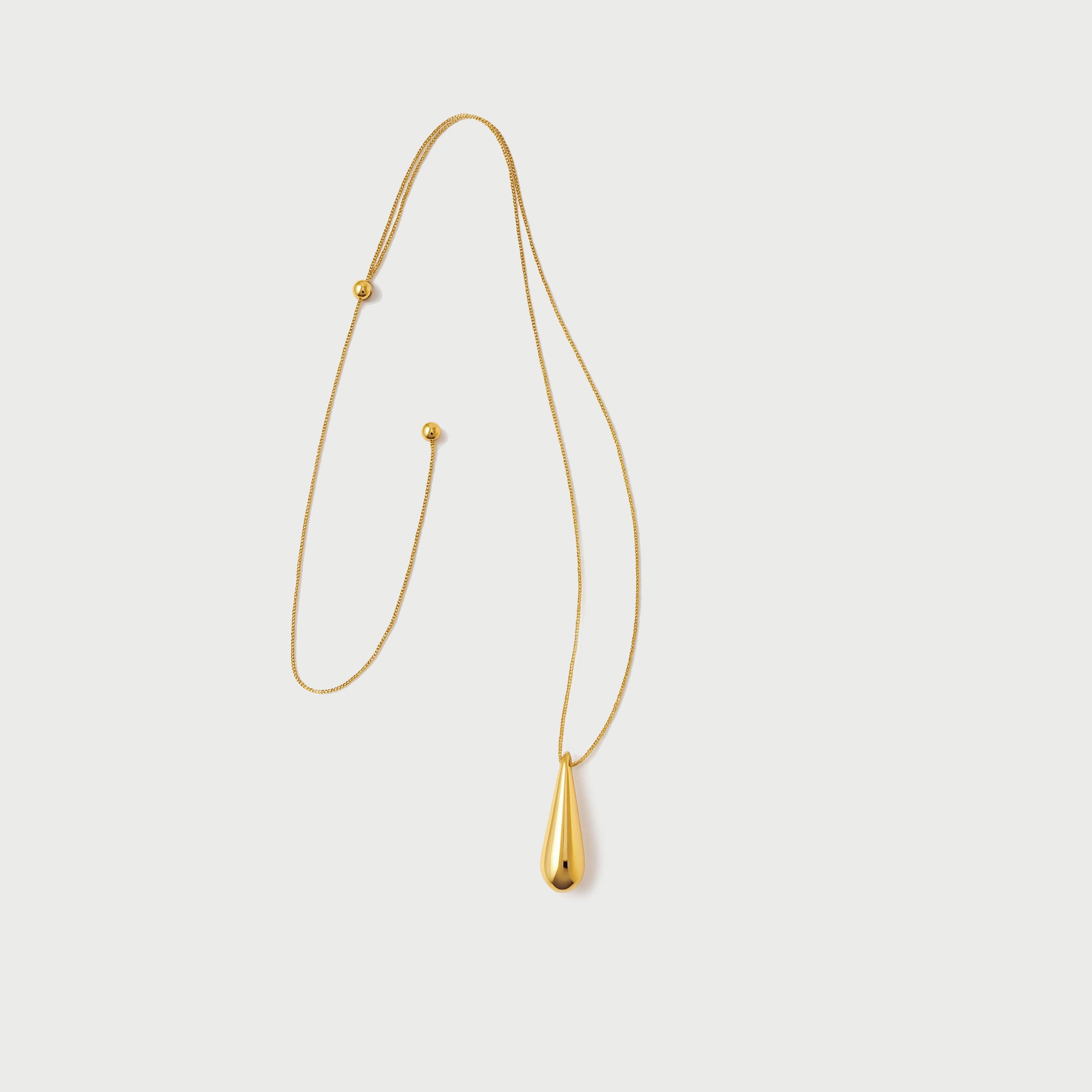 Charlotte x YOJ Eos Teardrop Necklace in Gold
