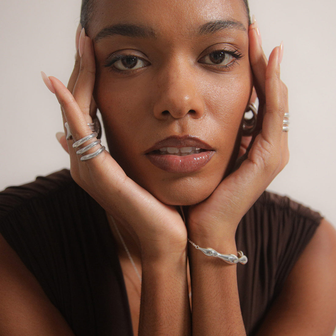 Charlotte x YOJ Arc Ring in Silver