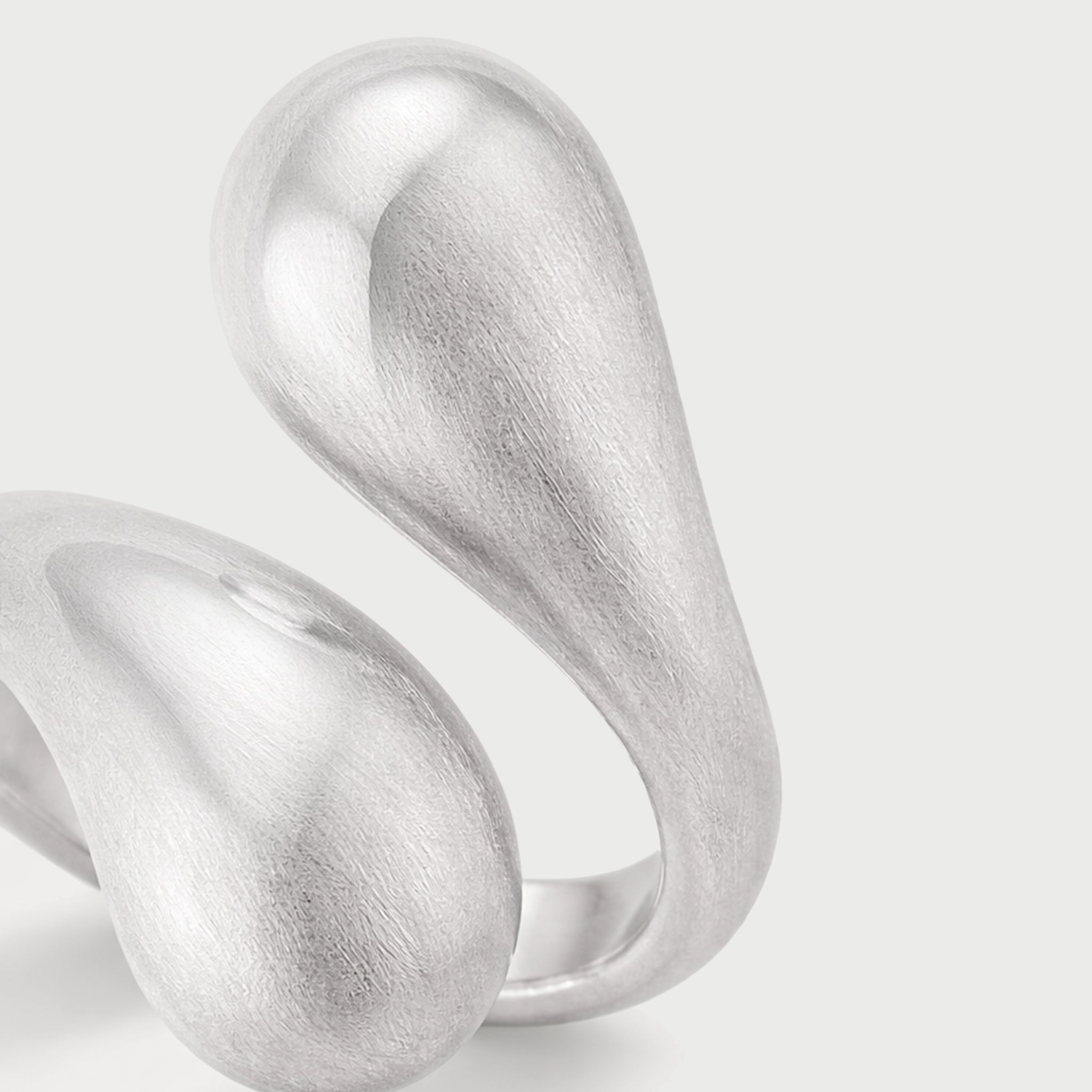 Charlotte x YOJ Magma Open Ring in Silver