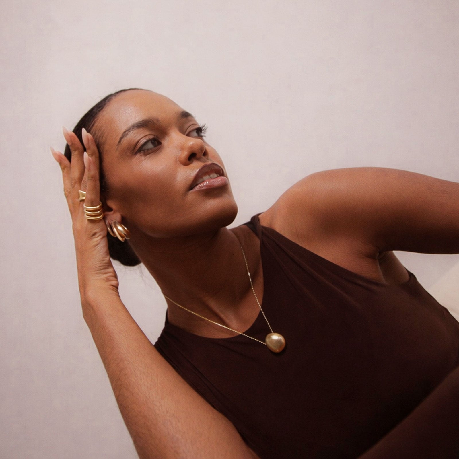 Charlotte x YOJ Arc Ring in Gold